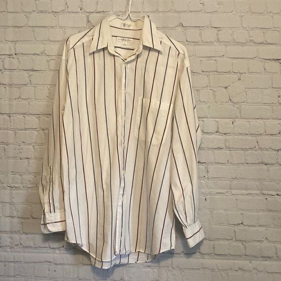 Clairborne men’s button up shirt Size 15 1/2 32-33 - Picture 1 of 2